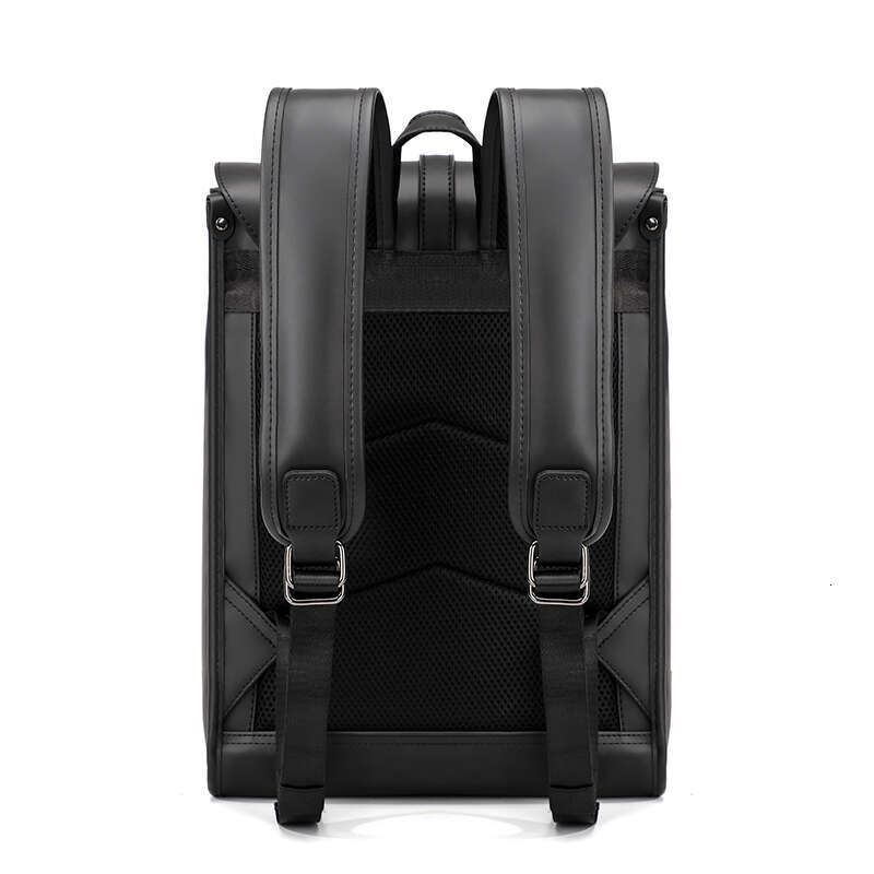 Computer business travel men's commuting small notebook leather backpack men 2024 new model
