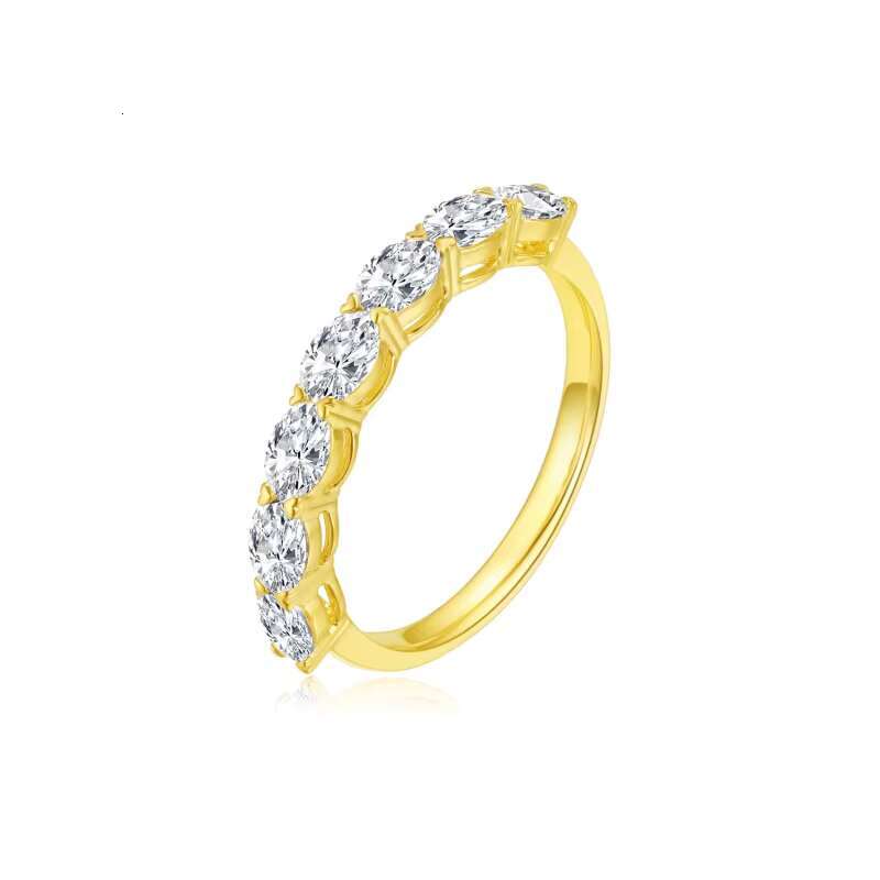Lab Grown Diamond Eternity Band Ring Party Ring Fine Jewelry Wedding CVD HPHT Diamond Engagement Design 18K White Yellow Gold