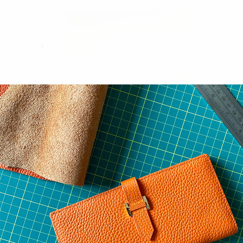 Designer Genuine Leather Niche Design For Long Styles New High End Women S Multifunctional Folding Wallet hot Key Pouch