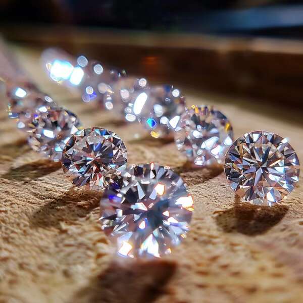 SICGEM Best Wholesale Price Loose Moissanite Diamond Gemstones White Round VVS1 DEFGH for Fine Jewelry Gem Accessaries