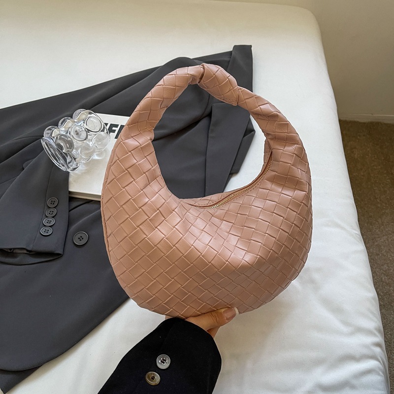 Luxury Brand Designer Bag 2025 New Designer Bag Office Small Stylish Handbag 2024 High-End Women's Handbag, Niche Design, Hand-Held Dumpling Bag