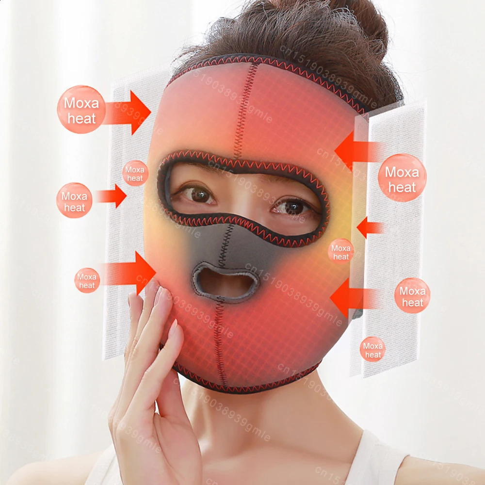 Compress Massage Face Mask for Facial Nerve Spasms Physical Sequelae of Facial Paralysis Rehabilitation Moxibustion 250418