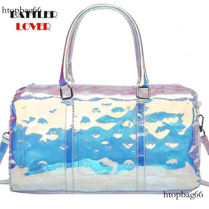 2024 Women Handbag Laser Hologram Leather New Shoulder Bag Single Shopping Bags Large Capacity Female Casual Tote Bolsa Sier