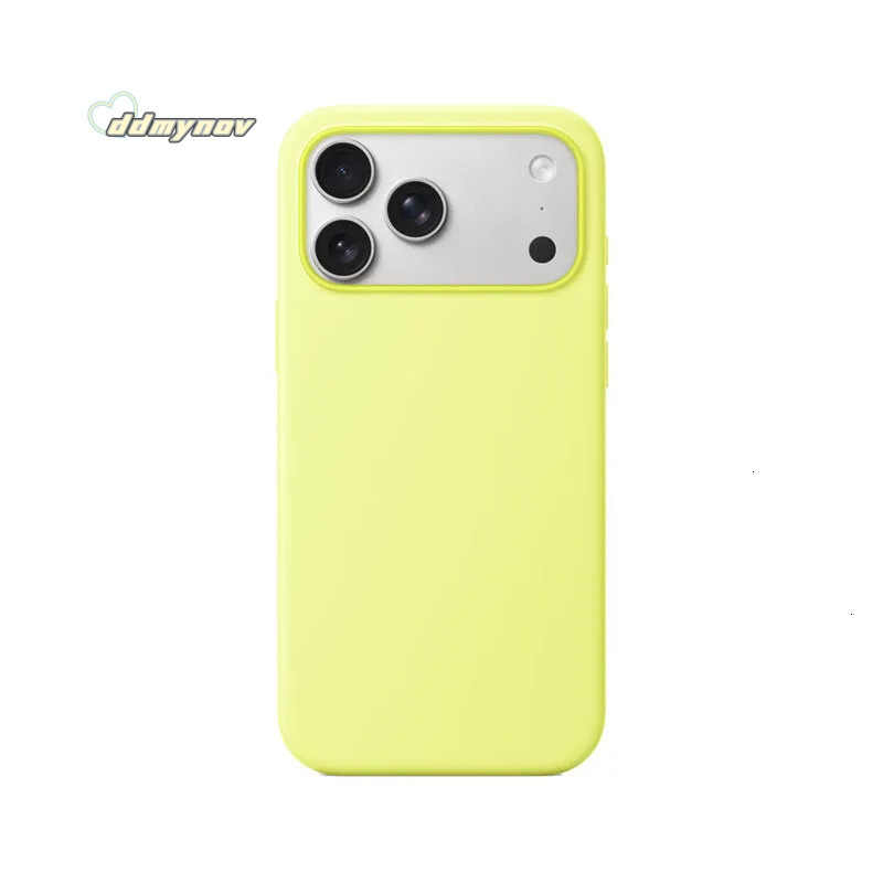 Compatible Apple iPhone 17 Pro Max Case Liquid Silicone Full Coverage Magnetic Frame with Camera Button Protection - Animated Design ddmynov