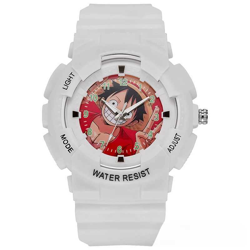 New One Piece Children Electronic Watch Anime Luffy Student Waterproof Wrist Watch Boy Girl Quartz Sports Watch Kids Gift L251122FM9Q