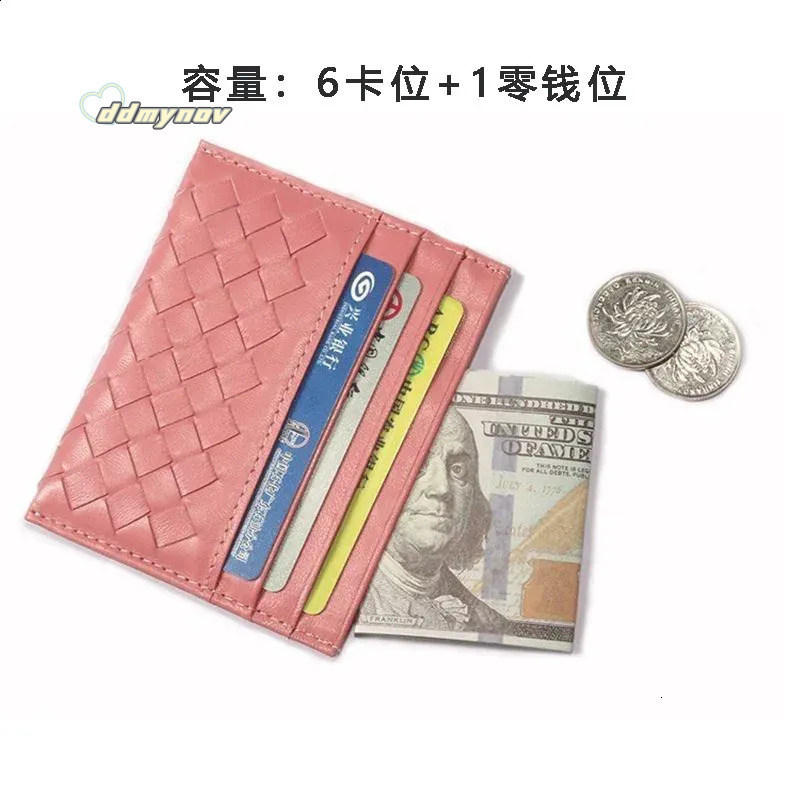 Thin Wallets Women Ultra-Slim Leather Purse, Credit Card Holder Wallet with Compact Coin Pocket - Lightweight for Daily Use ddmynov