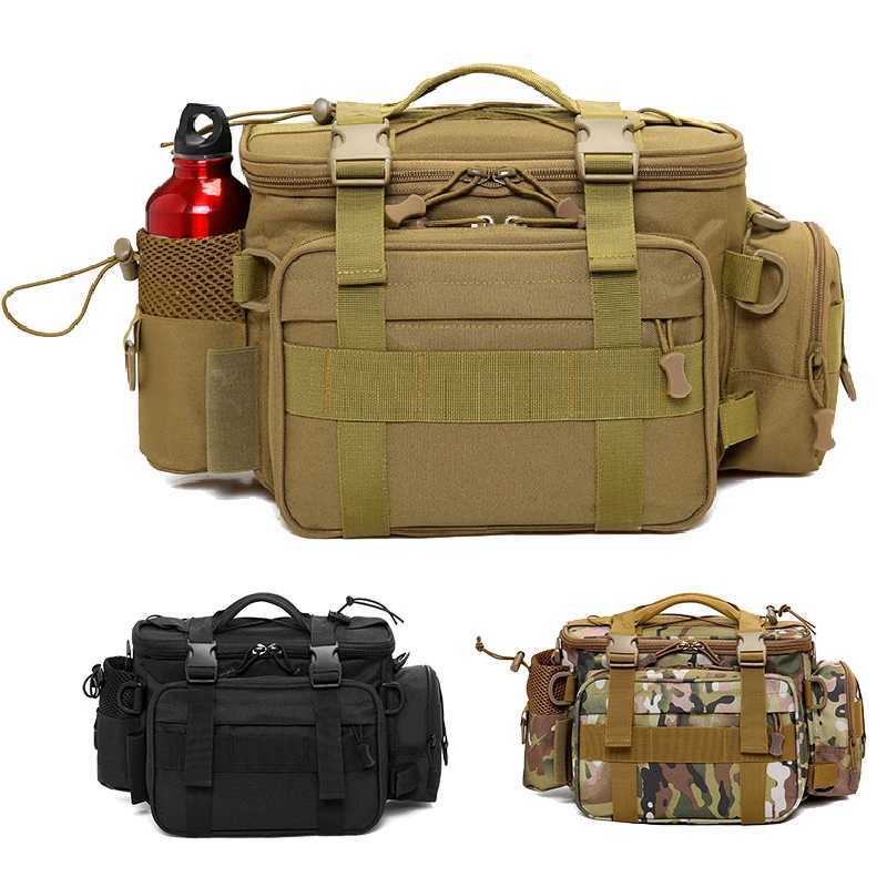 600D waterproof gun shooting pistol storage bag military plush system tactical range bag hunting equipment tool sling bag Z250422