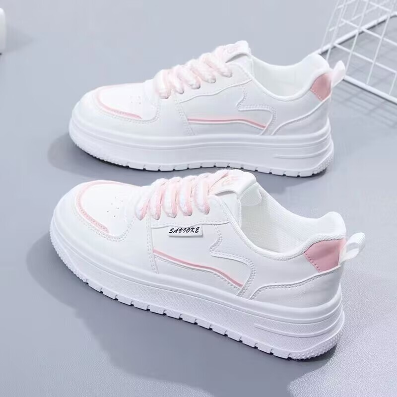 Mesh Breathable White For Women Summer New Versatile Super Sponge Cake Casual Thick Soled Sports Board Shoes Ddmysaturn Ddmysaturn