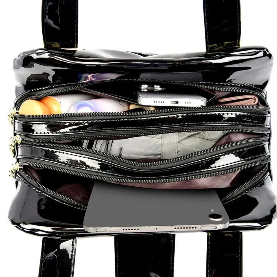 Genuine Fashion High Quality Designer Layers Bags For Women Purses And Tote Bag Crocodile Pattern Leather Bag