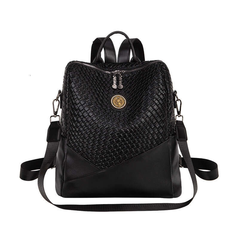 Soft leather for women 2025 new trendy and fashionable multifunctional commuting backpack, travel student backpack