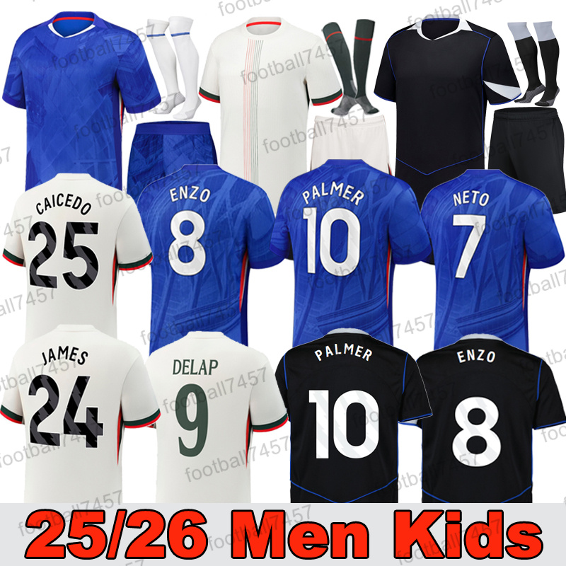 25 26 GARNACHO Estevao JOAO PEDRO ENZO PALMER NETO CAICEDO Soccer Jerseys FC jersey 2025 JAMES Chelsealy 2026 BADIASHILE MUDRYK
