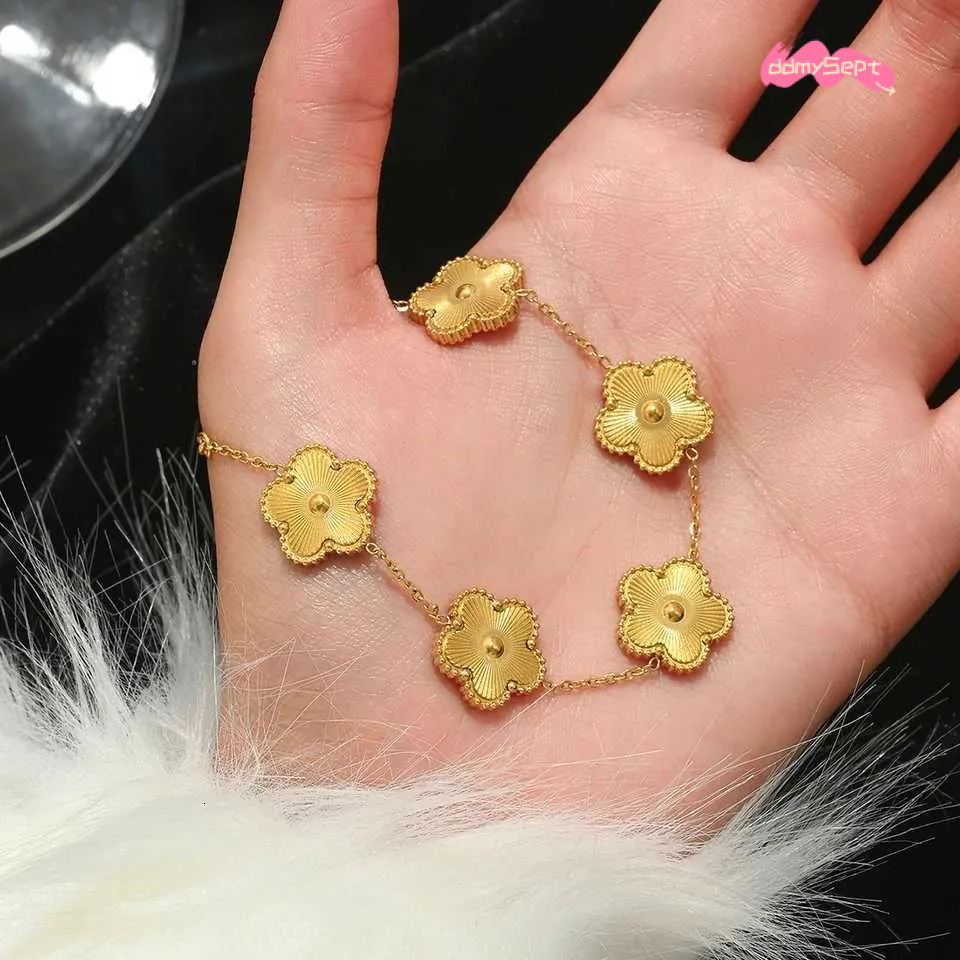 Europe And Hot Stainl Steel Lucky Fashion Wens Bracelet Gold Bangles S H11.21 ddmysept