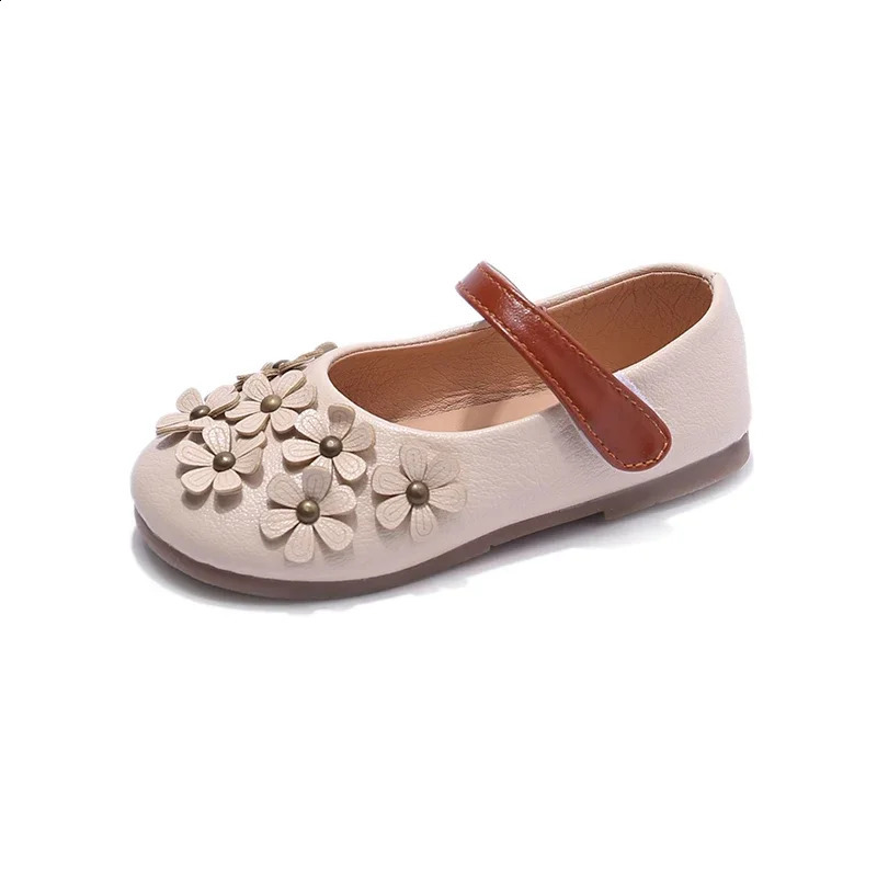 1-8Y Girls Flat Shoes Princess Mary Janes Child Patent Leather Infant Toddler Bowtie Shoes Kids Soft Sole Ballet Shoe 250423