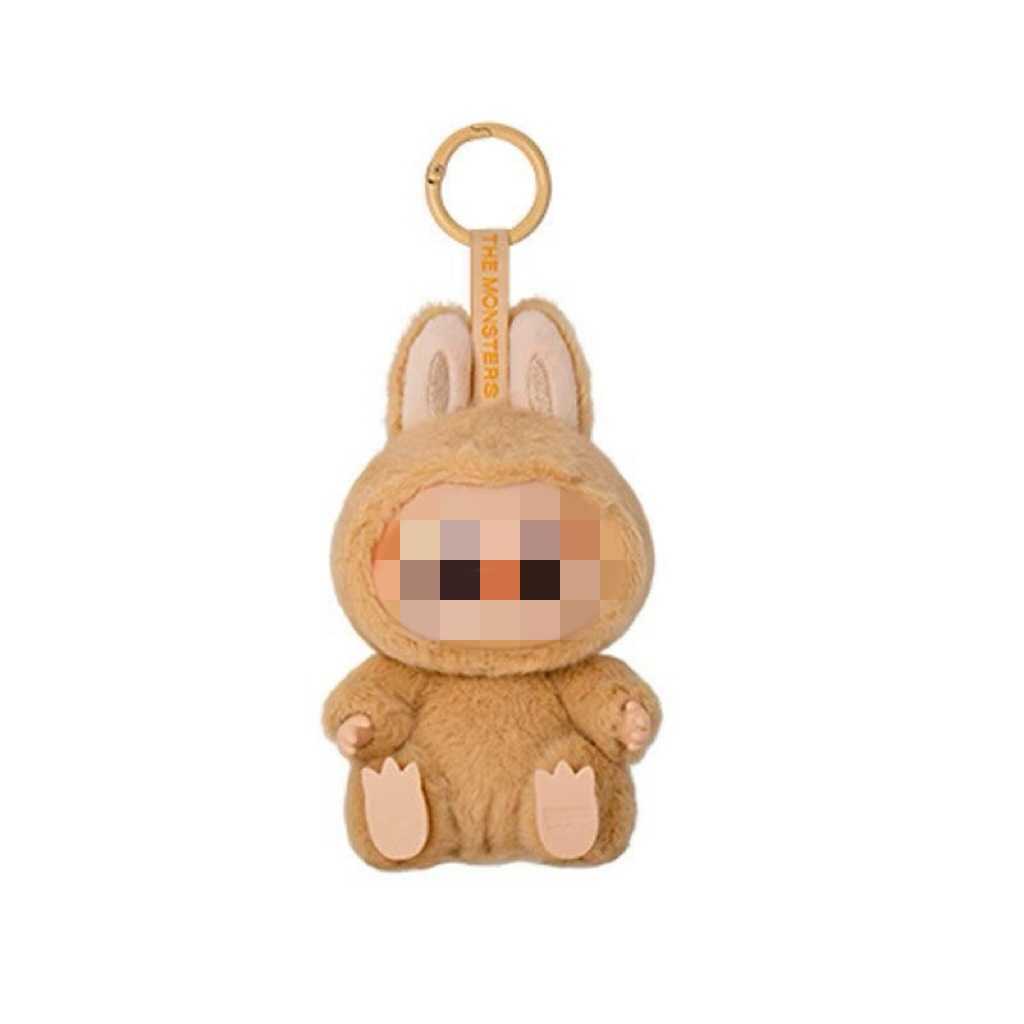 New Labu Second-generation Plush Toy Sitting On Vinyl Party Plush Macaron Cute Figurine Keychain Batch Y250423