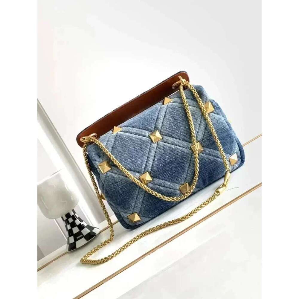 New Denim Rivet Bag Designer Handbag Crossbody Bags For Women Purses And Handbags Bag