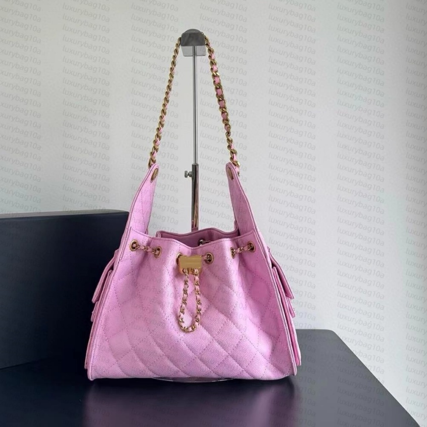 Luxury Designer Bag Hobo 25 Shoulder bag Small Handbag Golden Hardware Women's Underarm bag Fashion Bucket Shopping Clutch Bag Crossbody Purse