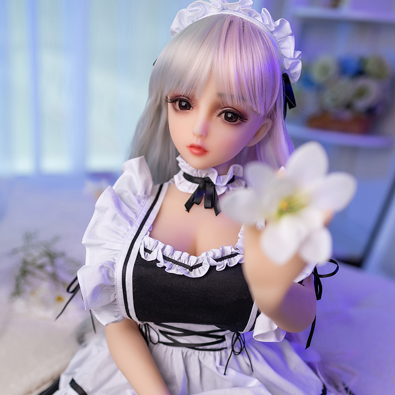 85CM Luxury Anime Doll TPE Silicone Body Poseable Figure with 3 Wigs Removable Head Metal Skeleton for Collectors