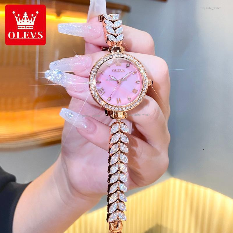 OLEVS Brand Designer Ms. Jing's Classic Quartz Watches For Women Waterproof Fashionable And Luxury Quartz Watches Free Delivery And Wholesale