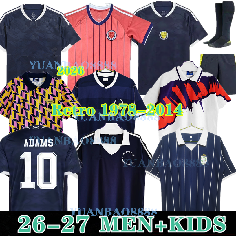 2026 27 World Cup Scotland football shirt Soccer Jerseys away home Special edition TIERNEY ROBERTSON CHRISTIE McGREGOR McGINN McKENNA men kit kids uniforms 16-4XL