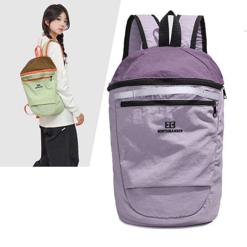 New hiking with contrasting colors, large capacity student backpack, outdoor sports lightweight leisure travel backpack