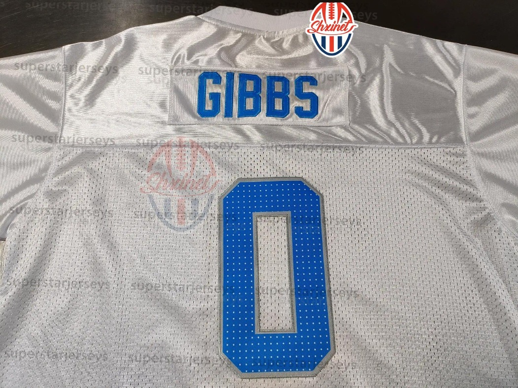 Wholesale Cheap 26 Jahmyr Gibbs Football Jersey St. Brown Jared Goff Hooker Jackson Montgomery Reynolds Custom Jerseys Support Custom Mix Order