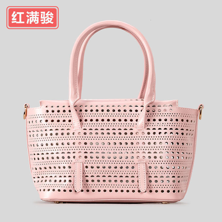 Ins Style Resort Beach Bag Large Capacity Hollow Woven Tote Bag Niche Casual Handbag Seaside Vacation Vegetable Basket Baozi Mother Beach Bag KQ