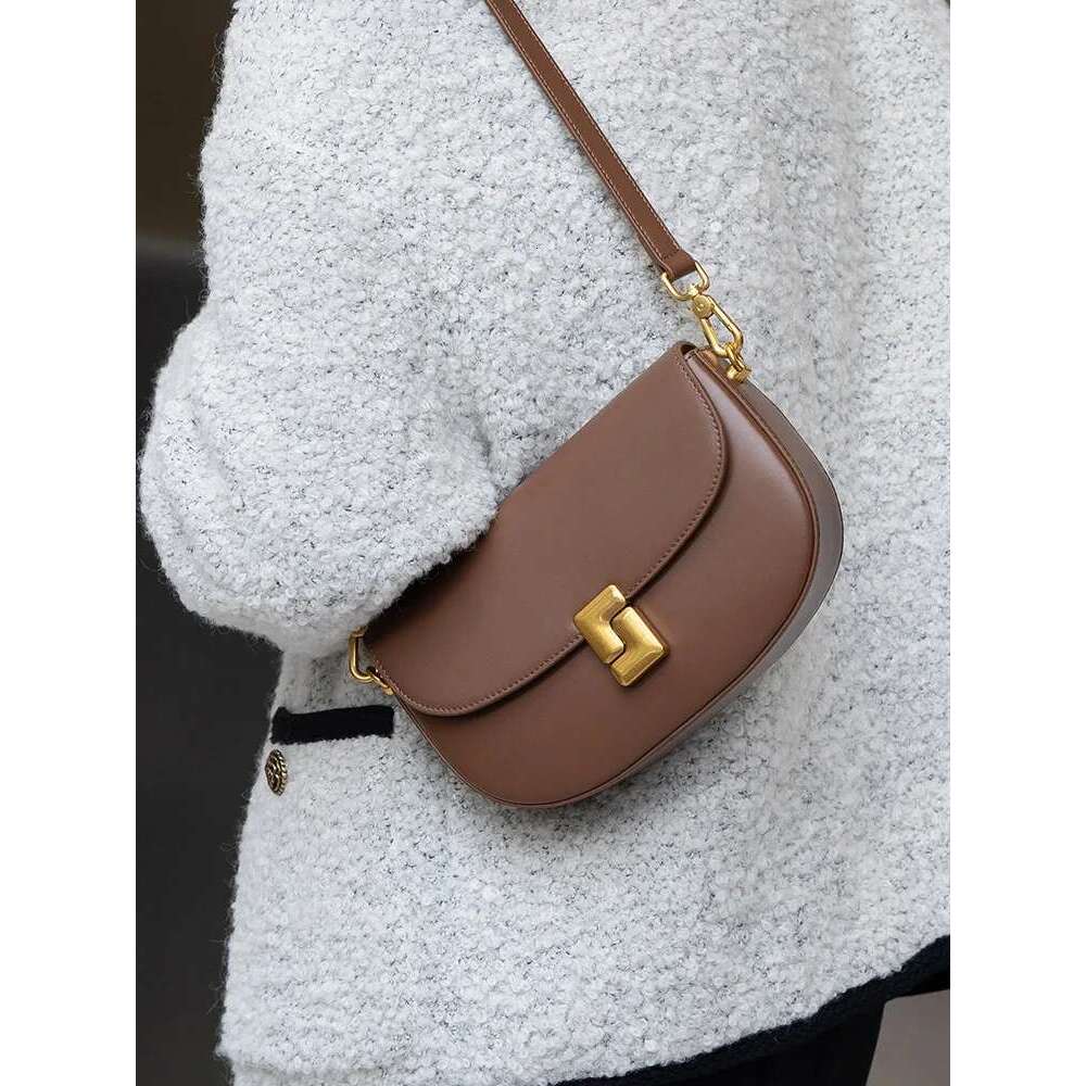 Designer Bag 2025 YANATARI Genuine Leather Red Shoulder Woman Minimalist Crossbody Cowhide Handbags Female Armpit Bag Luxury Bag