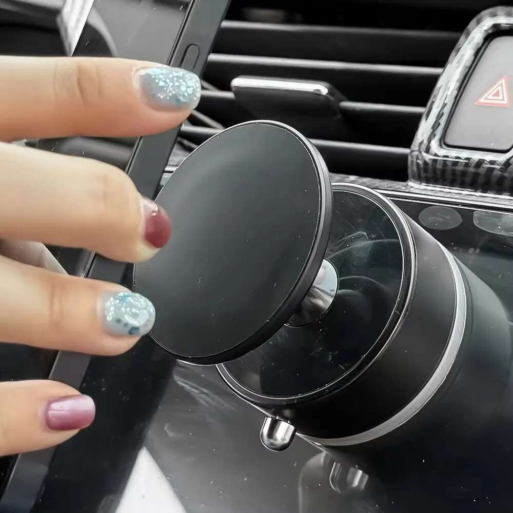ion Car Phone Mount Auto Dashboard Windshield Vacuum Adsorption Aluminum Alloy Holder for IPhone Samsung GPS Stand