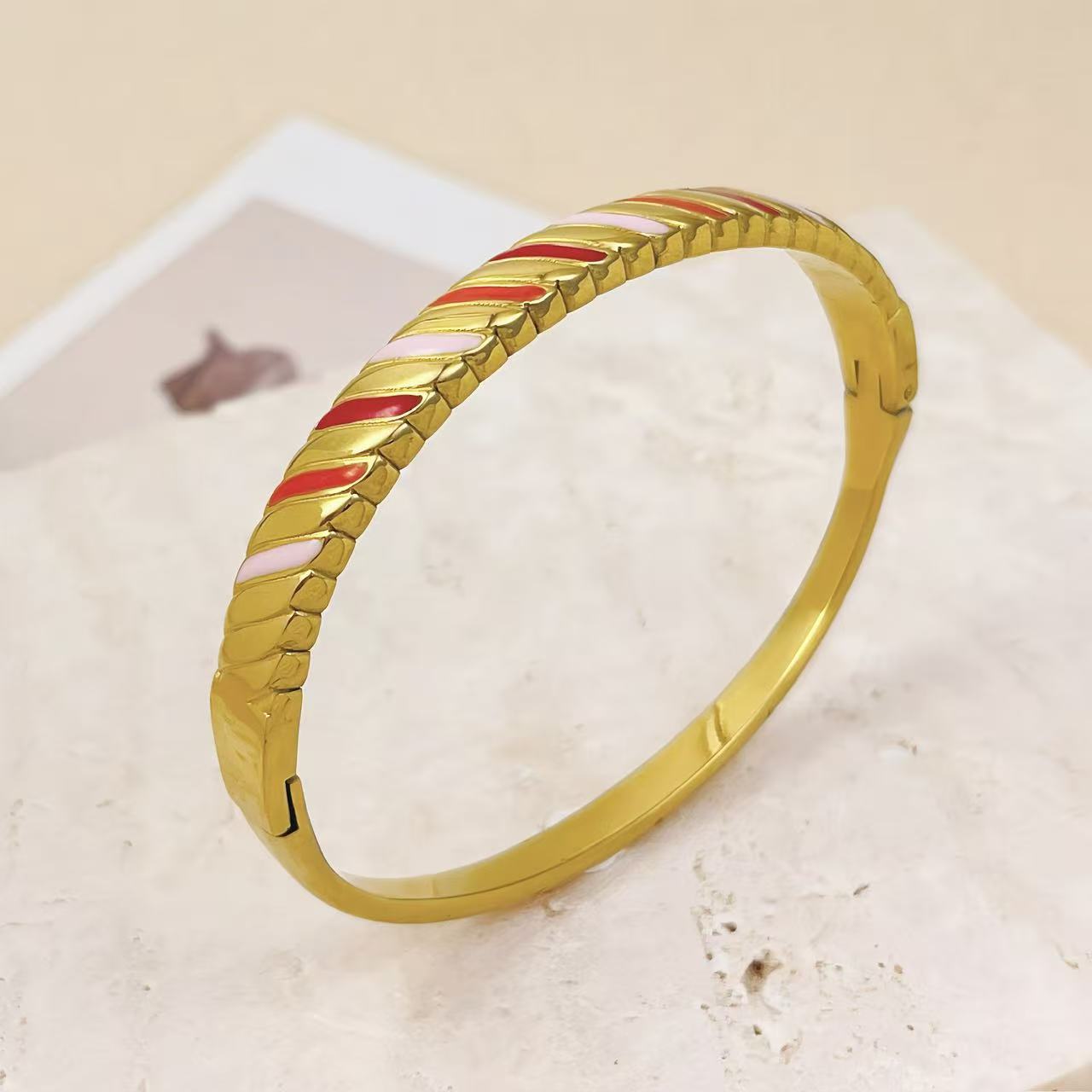 Colorful drip glaze bracelets for women designer bracelet women luxury jewelry gold mens bracelet designer silver bracelet men love bracelet bangle br - view 4
