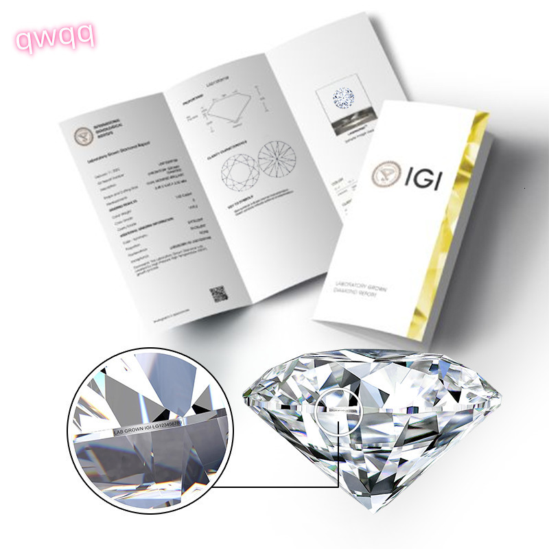 Hot Sale Wholesale Lab Diamond 1CT 0.5CT Round Brilliant Cut VVS VS IGI Certified HPHT CVD Lab Grown Diamond