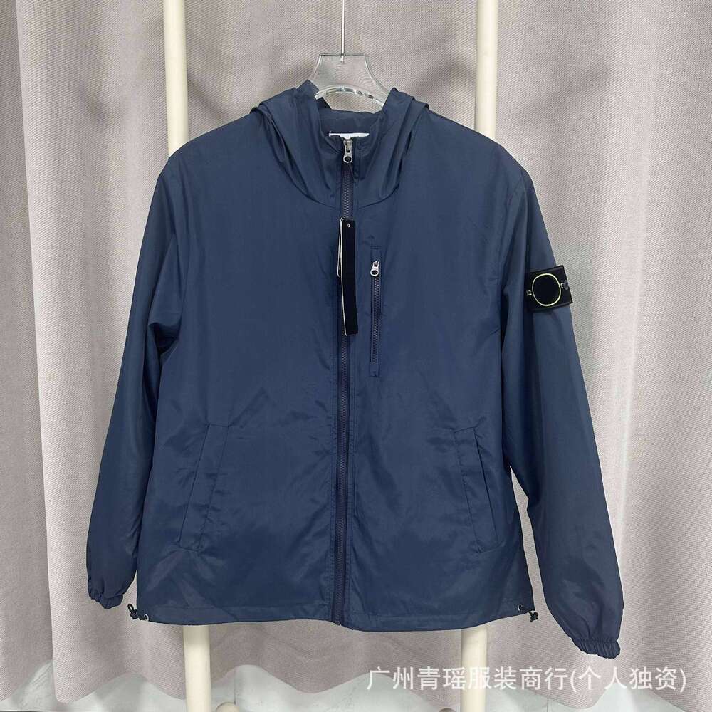 Cross-Border ST Stone Armband Badge Hooded Jacket Coat Unisex European designer clothing and Men's hoodie American Trendy Export