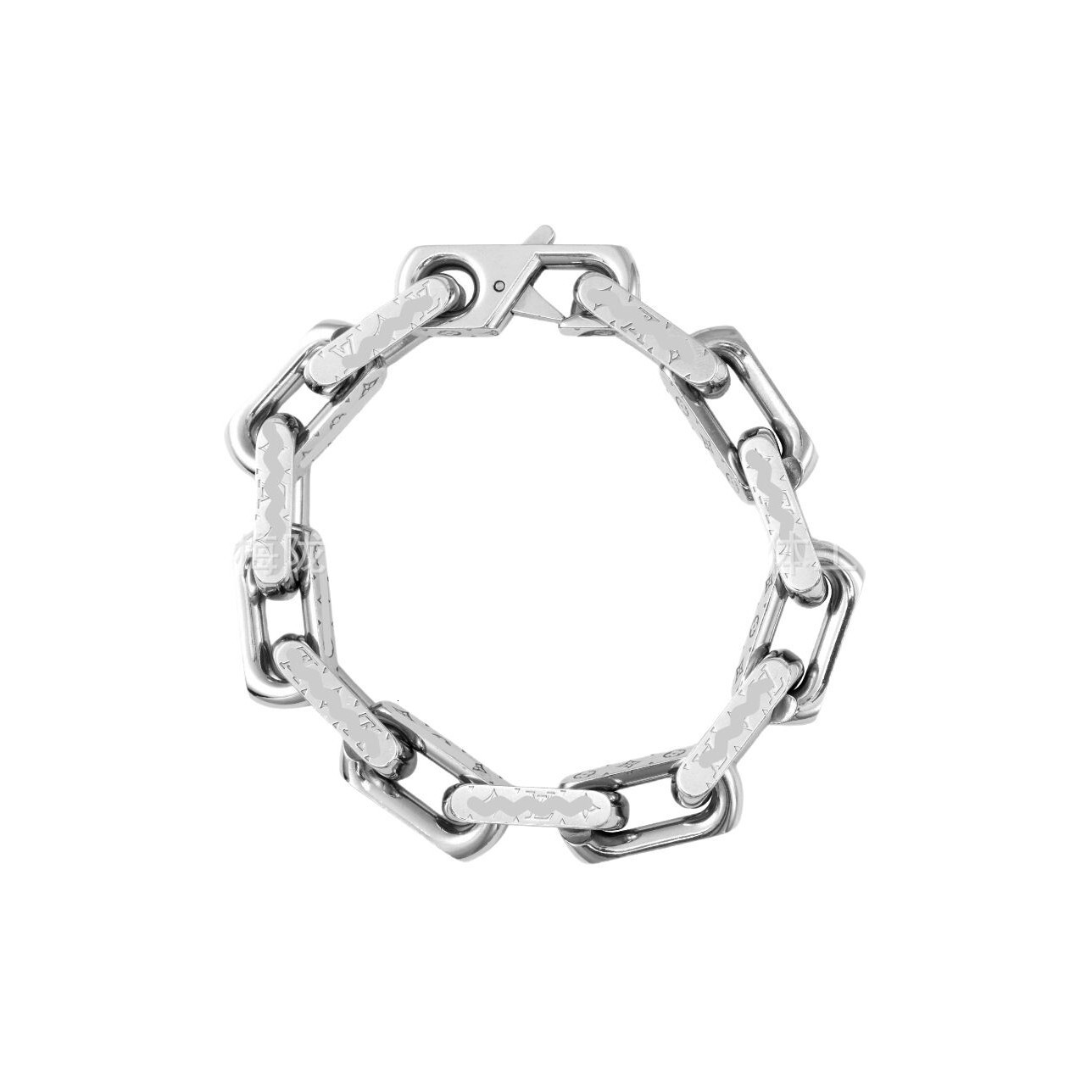 Luxury Designer High-end Bamboo Section Quenching Cuban Bracelet Titanium Steel Vintage Hip-hop Couple Series Color Matching Splicing Factory Direct S