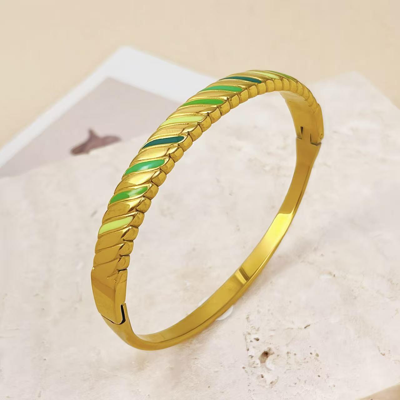 Colorful drip glaze bracelets for women designer bracelet women luxury jewelry gold mens bracelet designer silver bracelet men love bracelet bangle br - view 3