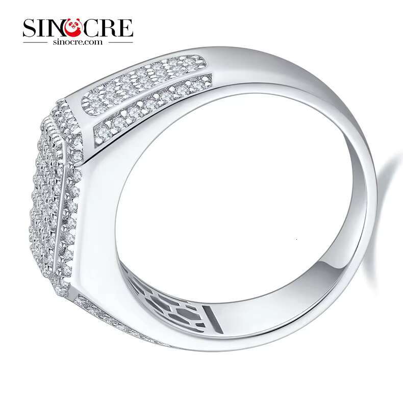 Moissanite Rings Men Sinocre Jewelry