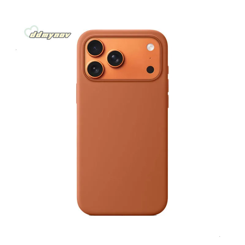 Compatible Apple iPhone 17 Pro Max Case Liquid Silicone Full Coverage Magnetic Frame with Camera Button Protection - Animated Design ddmynov