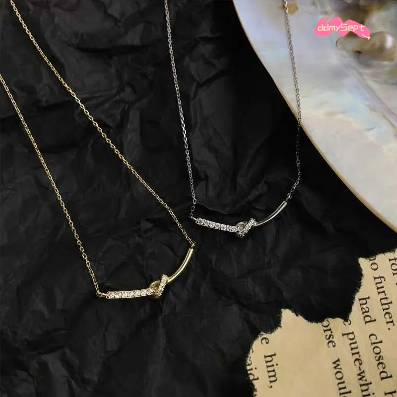 Pendant Necklace Designer luxury Knot necklace for Women men Exquisite Fashion Unique High End copper plated with 14K gold Festival vacation gift ddmy