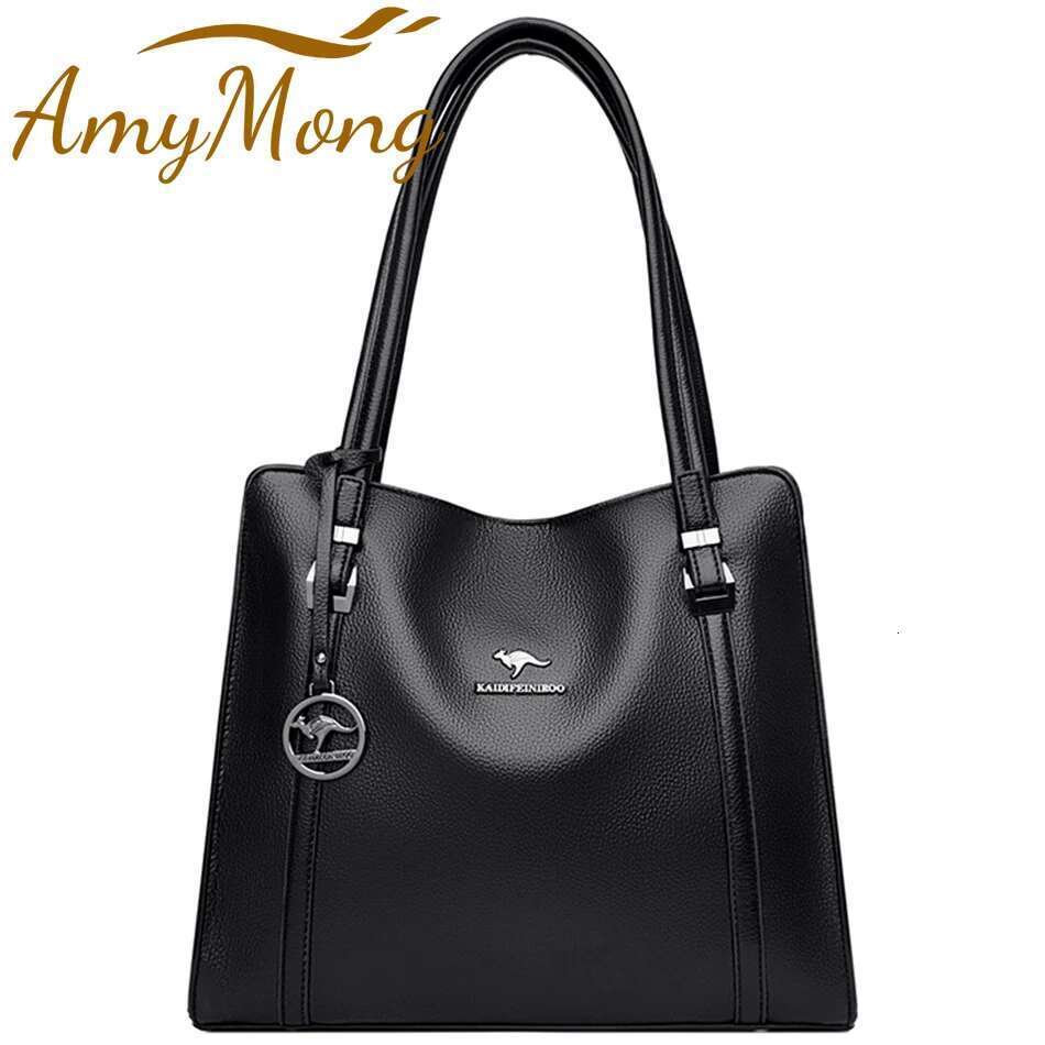 Genuine Brand Leather Handbags Purses For Women Vintage Shoulder Tote Bag Designer Ladies New Large Capacity Sac A Main Bag