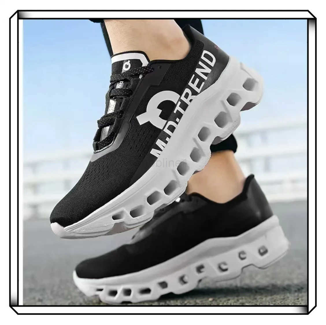 Lightweight running shoes suitable for lightweight and elegant men featuring anti slip mesh design suitable for off-road running with cfort fr tennis 