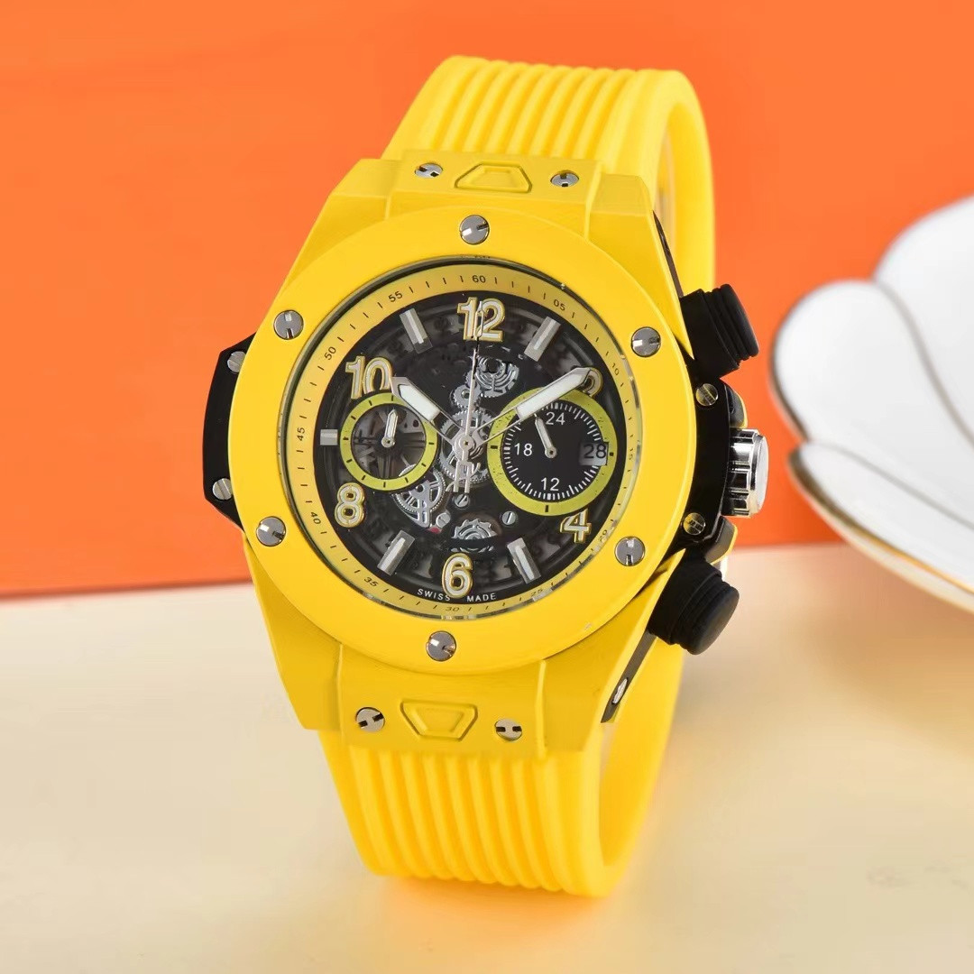 Exercise Men's wristwatch Brand fashion hollow trend sports fashion six-pin multi-functional men's watch