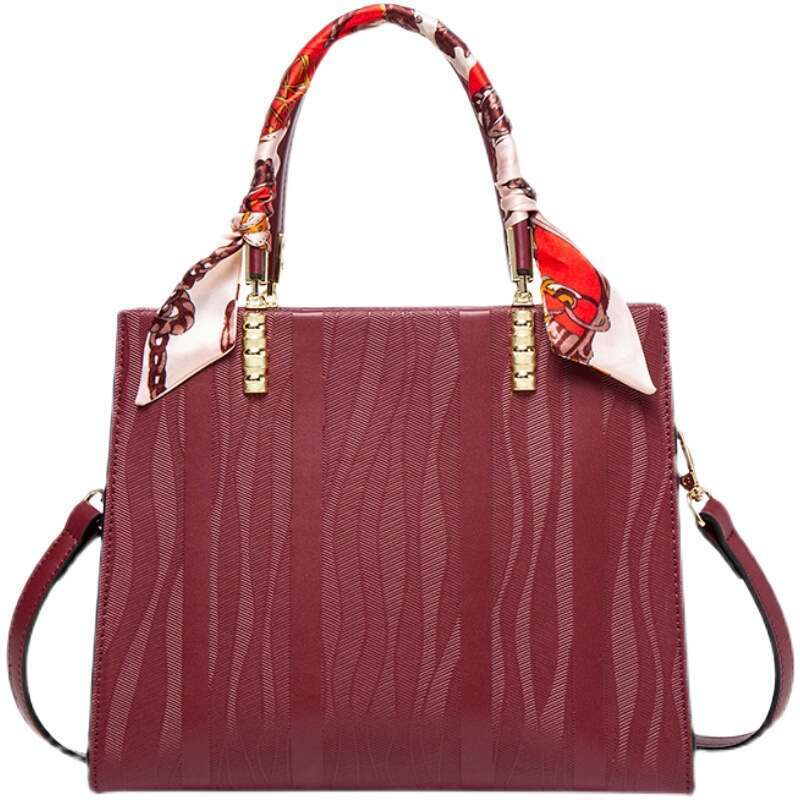 Middle Aged Women S Mother S Handbag New Trend Large Capacity Red Bag Wedding Bag