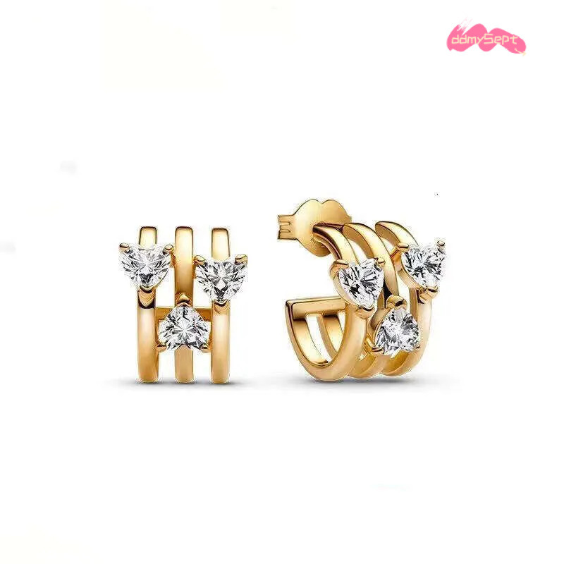 New Charms 925 Sterling Silver Rose Butterfly Pendant Charm Double Love Necklace Earrings Set for Women Valentines Day Jewelry Gift ddmysept
