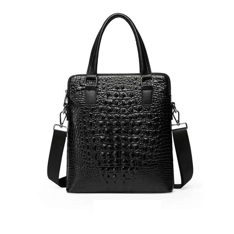 New Alligator Genuine Men Crossbody Bag Business Leather Men's Messenger Casual Shoulder Handbags Bags
