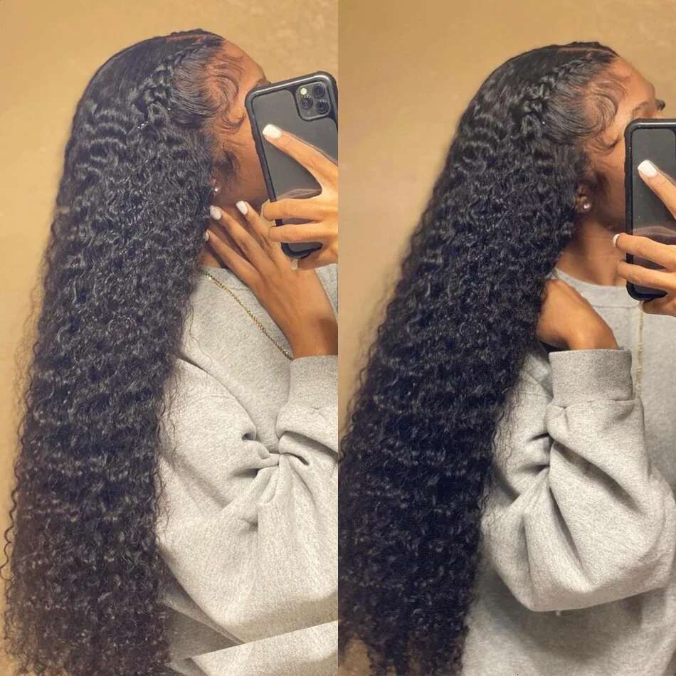Rosabeauty Hd 13X6 Water Frontal Human Hair Loose Deep Wave 13X4 Lace Front Wig Curly 5X5 Closure Wigs For Women