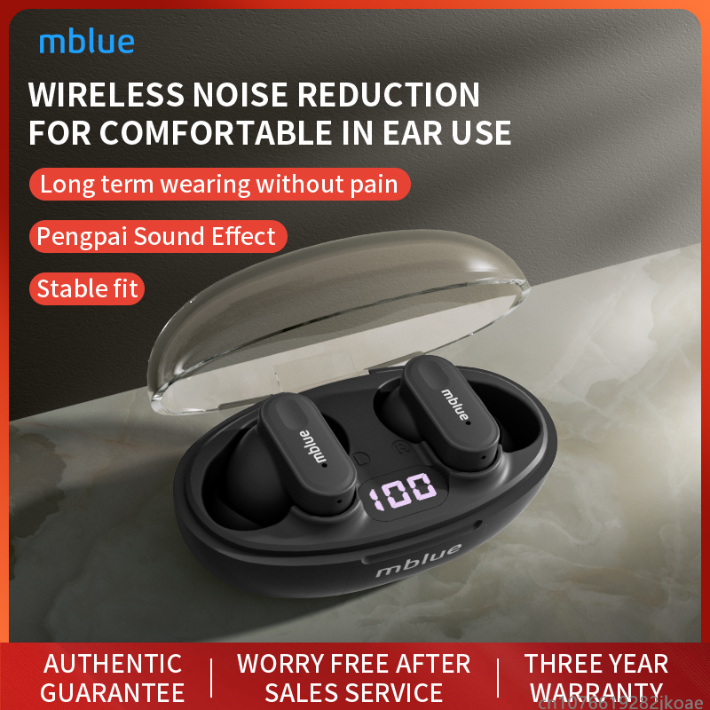 mblue Original AR01 Earphones Wireless Bluetooth 5.4 Earbuds AI Call Noise Reduction HiFI Stereo Sports Music Headset Long Standby AR 01