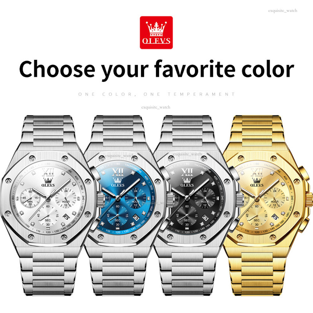 OLEVS Brand Designer One-piece Suspended Steel Band Classic Quartz Watch Luminous Waterproof Men's Quartz Luxury Watch Free Delivery And Wholesal