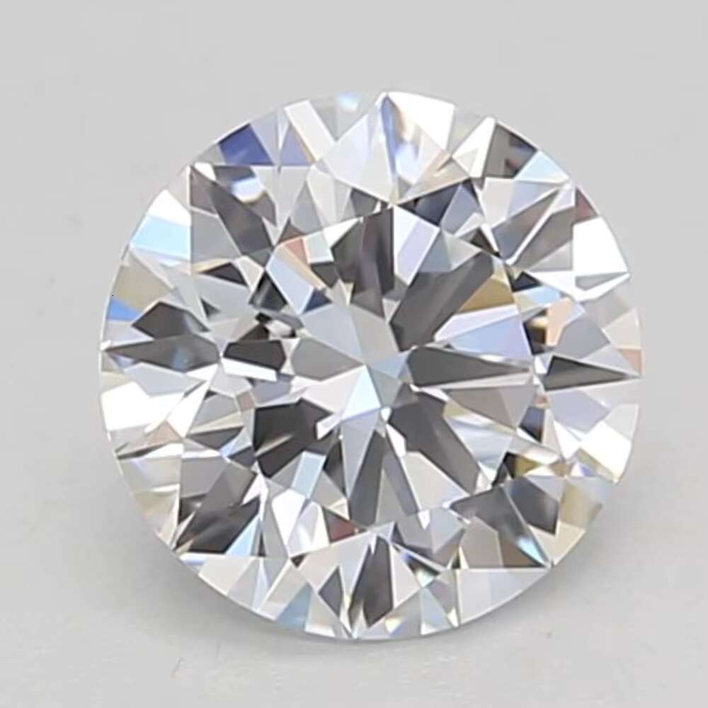 2.5 CT Round Brilliant Lab Grown White Diamond D Color I1 Clarity GIA Certified VVS1 Clarity Loose Man-Made Diamond for Jewelry