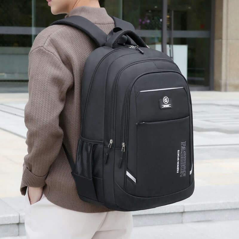 2025 new backpack for men with a high-end feel, business lightweight, college student travel computer backpack, commuting leisure bag