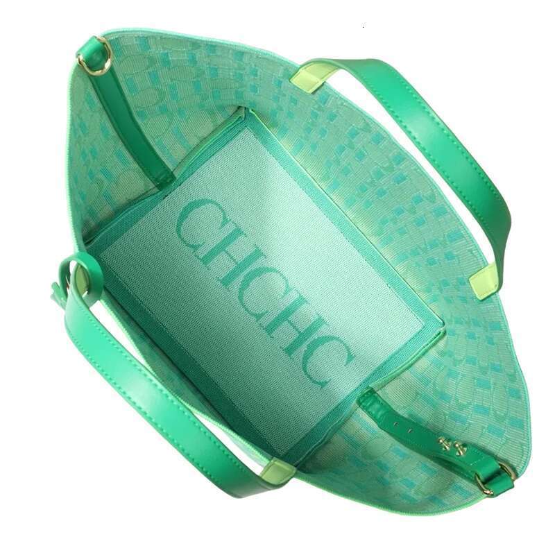 CH Daily Commuter Versatile Tote Superior Fashion Shoulder Pure Colour Letter Printing Design Ladies Bucket Bag