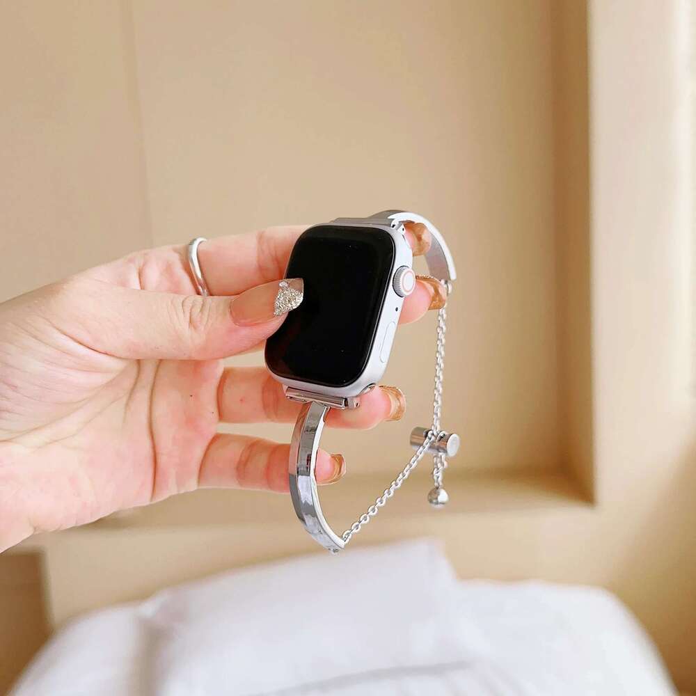 1Pc Bracelet Stainless Steel Leisure Sports Band 49/45mm 40/41mm For Apple Watch Series Ultra SE 8/7/6/5/4/3/2/1