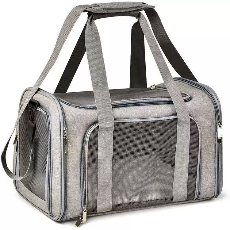 cat house Large Cat Carrier Expandable Pet Carrier for Small Dogs Medium Cats Fit Up to 15 Lbs, Foldable Puppy Carrier for Travel Size 45cm*28cm*28cm 